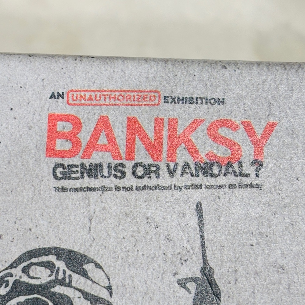 Banksy Fans! 'Unauthorized Exhibition: Genius or Vandal?' Mug - Picture 7 of 11